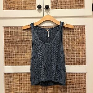 Free People High Tide Cable Knit Tank 🌀